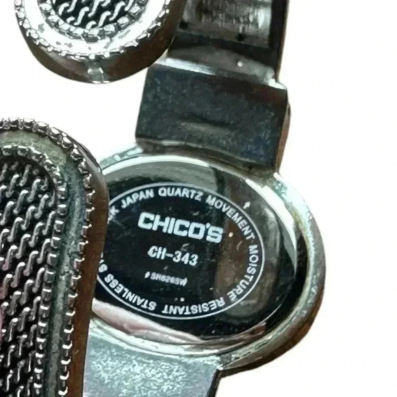 Chico's Bangle Cuff Bracelet Watch - Picture 6 of 7